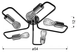 Stropné svetlo HERPE Candellux
