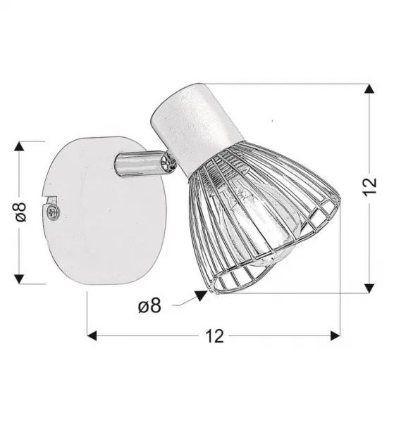 Nástenná lampa FLY Candellux