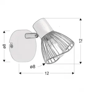 Nástenná lampa FLY Candellux
