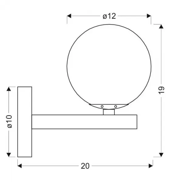 Nástenná lampa KAMA 1xG9 Candellux