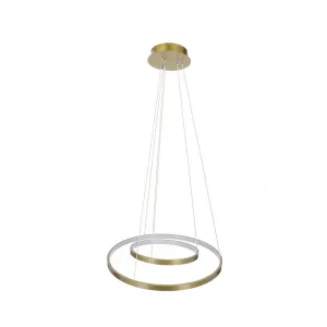 Závesná lampa LUNE 40W Biela