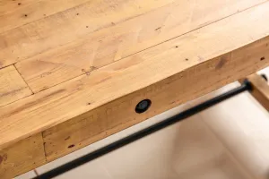 Jedálenská lavica TYRÓ Dekorhome Hnedá