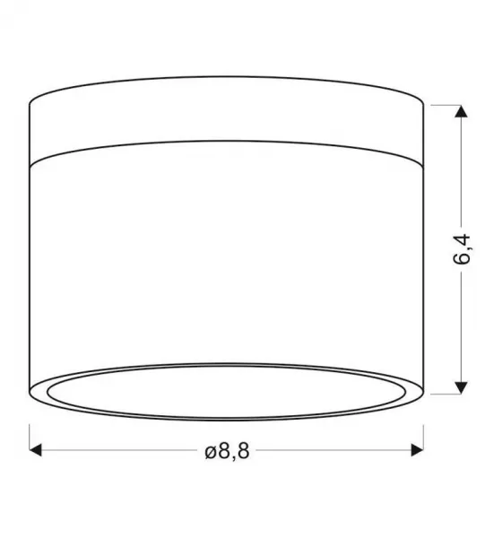 Stropné svetlo TUBA LED Candellux