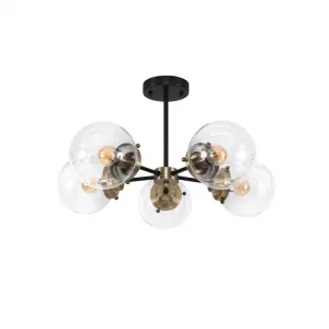 Stropná lampa LENS 5xE14 Candellux