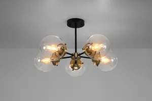 Stropná lampa LENS 5xE14 Candellux