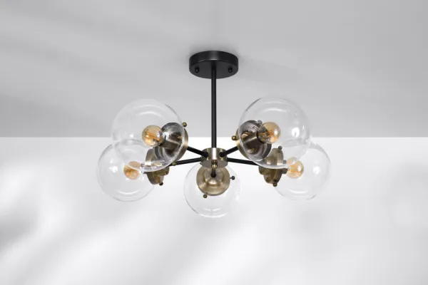 Stropná lampa LENS 5xE14 Candellux