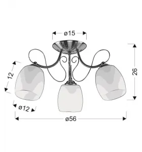 Stropné svetlo AMBA Candellux