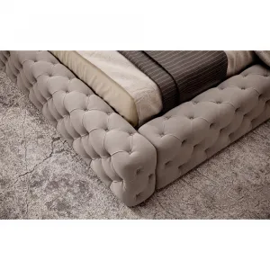 Posteľ PRINCCE Látka: Royal 01, Rozmer: 140 x 200