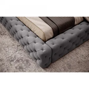 Posteľ PRINCCE Látka: Royal 01, Rozmer: 140 x 200