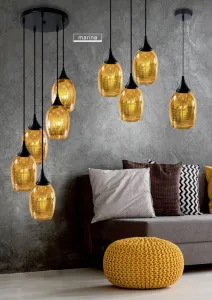 Závesná lampa MARINA 3xE27 Candellux