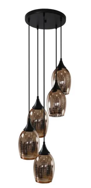 Závesná lampa MARINA 5xE27 Candellux