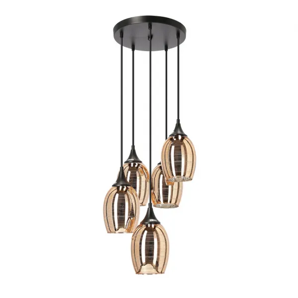 Závesná lampa MARINA 5xE27 Candellux