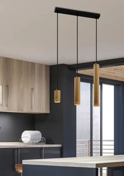 Závesná lampa TUBO 3xGU10 Candellux
