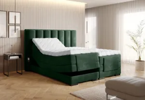 Elektrická polohovacia boxspringová posteľ VERONA Eltap Lukso 40 - modrá