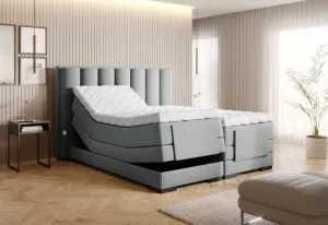 Elektrická polohovacia boxspringová posteľ VERONA Eltap Lukso 40 - modrá