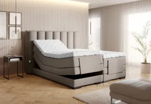 Elektrická polohovacia boxspringová posteľ VERONA Eltap Lukso 40 - modrá