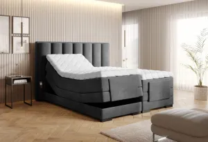 Elektrická polohovacia boxspringová posteľ VERONA Eltap Lukso 40 - modrá