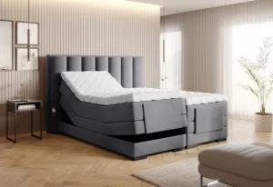 Elektrická polohovacia boxspringová posteľ VERONA Eltap Lukso 40 - modrá