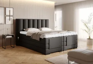 Elektrická polohovacia boxspringová posteľ VERONA Eltap Lukso 40 - modrá