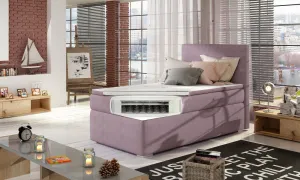 Boxspringová postel ROCCO 90 Eltap Soro 76 - modrá