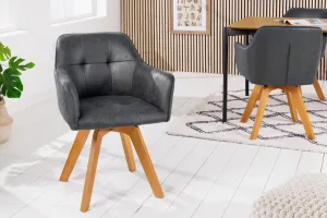 Jedálenské kreslo 2 ks LADON Dekorhome Hnedá