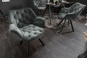 Jedálenské kreslo THEIA Dekorhome Krémová
