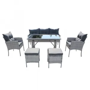 Záhradný jedálenský set 6 ks LALEN Tempo Kondela