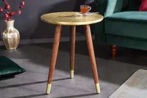 Odkladací stolík ETTUS Dekorhome Strieborná