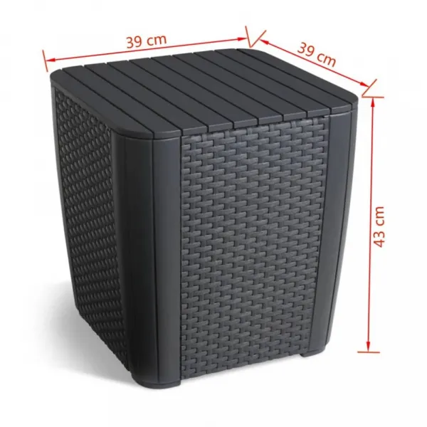 Keter Úložný box Luzon cappuccino 8711245139982