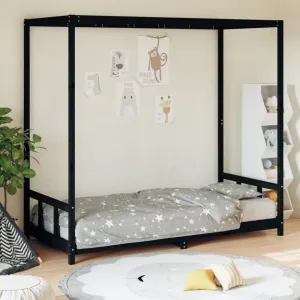 Detská posteľ s nebesami Dekorhome 90 x 200 cm