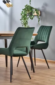 Jedálenská stolička K404 Halmar Tmavo zelená