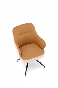 Otočné jedálenské kreslo K527 Halmar Šedá
