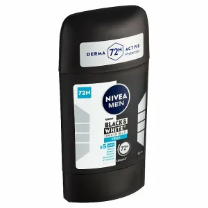 Nivea Men Black & White Invisible Fresh tuhý antiperspitant pre mužov 50 ml