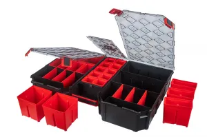 Prosperplast Organizér TAMON VIII černo-červený, varianta 57,7 cm
