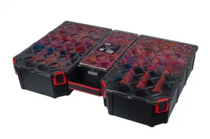 Prosperplast Organizér TAMON VIII černo-červený, varianta 57,7 cm
