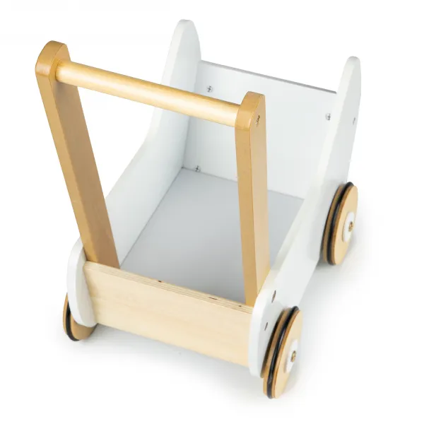 Drevený kočík pre bábiky Walker