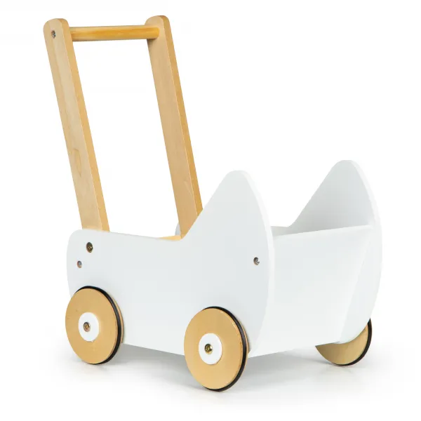 Drevený kočík pre bábiky Walker