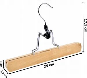 Drevený vešiak na nohavice 2 kusy