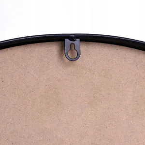 Moderné zrkadlo Sander 50 cm čierne