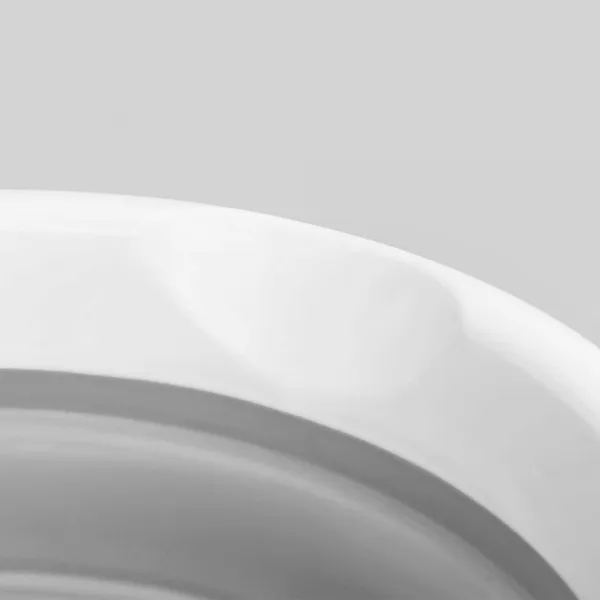Asmar 10 litrové kompaktné skladacie vedro 32 cm bielo-sivé