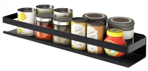 Kúpeľňová polička Megara Loft 50 cm čierna