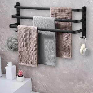 Vešiak Athos 50 cm čierny loft
