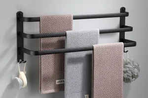 Vešiak Athos 50 cm čierny loft