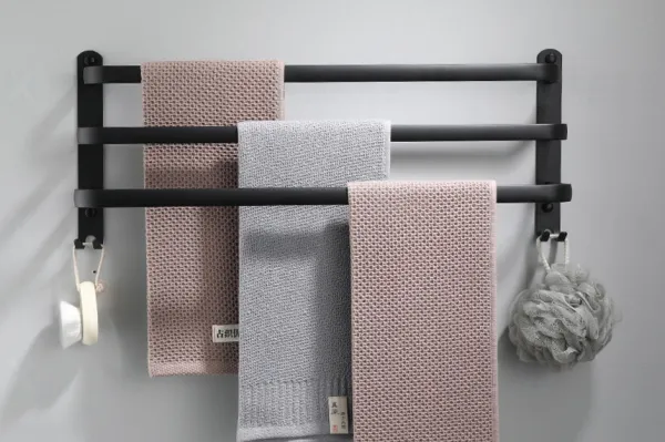 Vešiak Athos 50 cm čierny loft