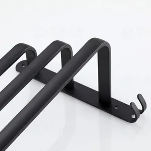 Vešiak Athos 50 cm čierny loft