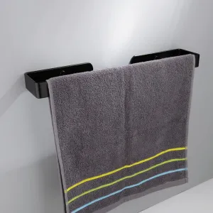 Kovový nástenný vešiak Kasos 30 cm čierny loft