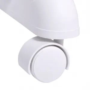 Mobilný stojan Rufo na kolieskach biely