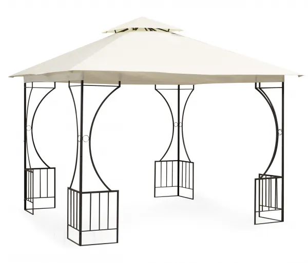 Záhradný altánok Outsunny s moskytiérou 3x3m BEIGE