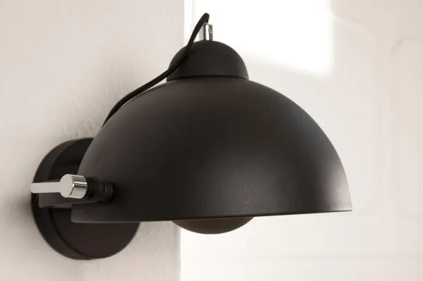 LuxD 16802 Nástenná lampa STAGE čierno zlatá