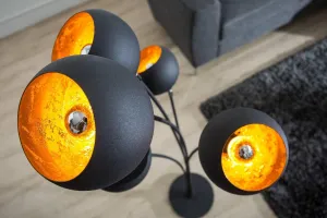 LuxD 18117 Stojanová lampa 5 Sigma 170cm zlatá Stojanové svietidlo
